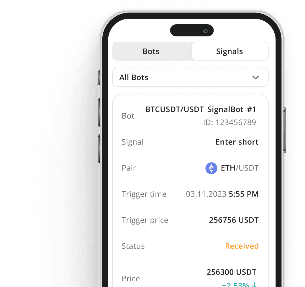 phone trading signal bot